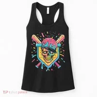 Drip Ice Cream Skull Women's Tank Top thumb 0