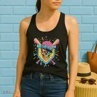 Drip Ice Cream Skull Women's Tank Top thumb 2