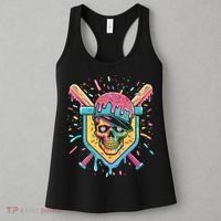 Drip Ice Cream Skull Women's Tank Top thumb 3
