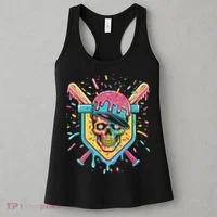 Drip Ice Cream Skull Women's Tank Top thumb 3