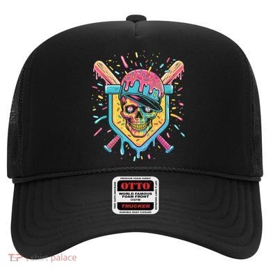 Drip Ice Cream Skull Hat