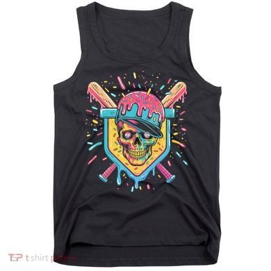 Drip Ice Cream Skull Tank Top