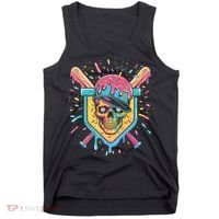 Drip Ice Cream Skull Tank Top thumb 0