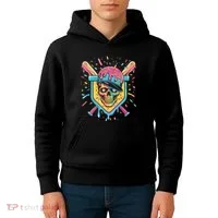 Drip Ice Cream Skull Kids Hoodie thumb 4