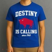 Destiny Is Calling Since 1960 Buffalo Mafia Football T-Shirt thumb 3