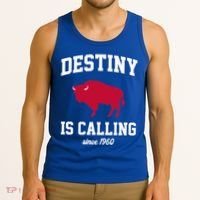 Destiny Is Calling Since 1960 Buffalo Mafia Football Tank Top thumb 3