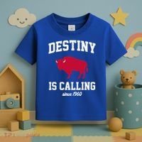 Destiny Is Calling Since 1960 Buffalo Mafia Football Toddler T-Shirt thumb 3