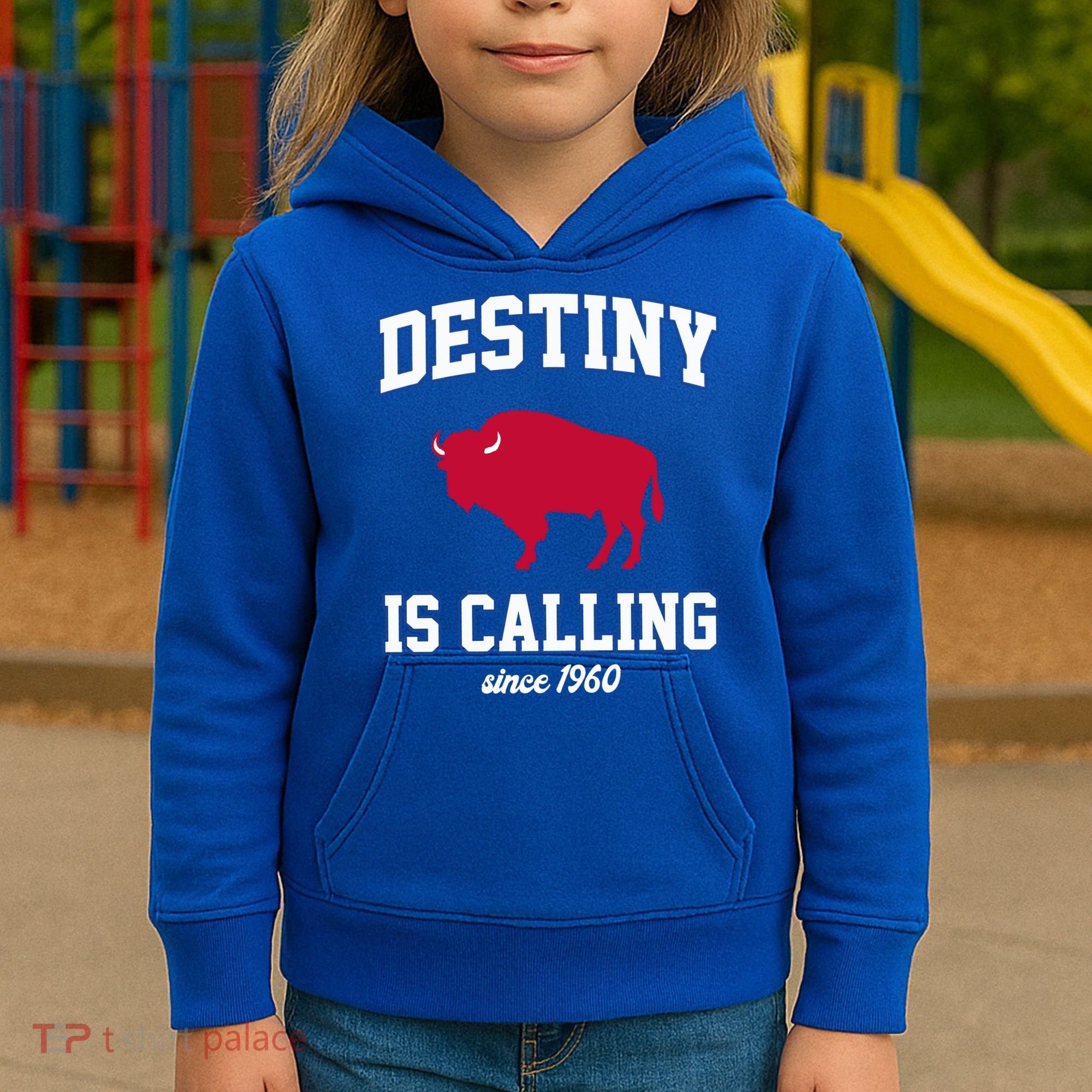 Destiny Is Calling Since 1960 Buffalo Mafia Football Kids Hoodie
