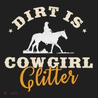 Dirt Is Cowgirl Funny Cattle Rancher Joke Beanie thumb 2