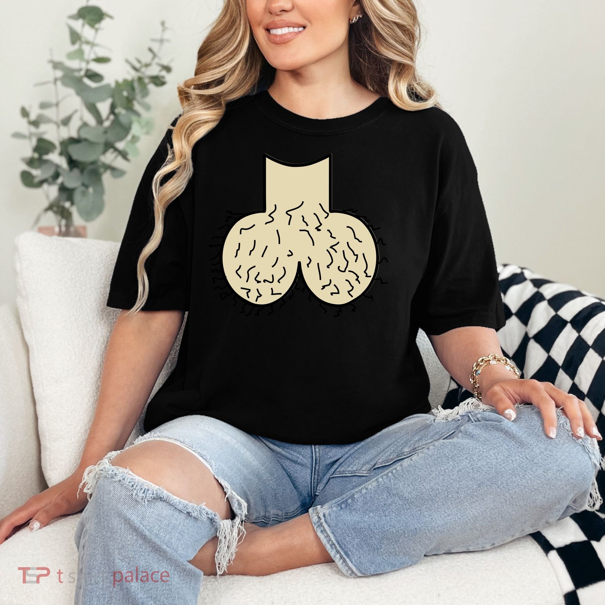 Dick Head Ball Sack Comfort Colors T-Shirt