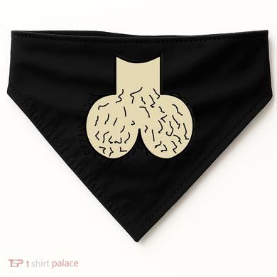 Dick Head Ball Sack USA-Made Doggie Bandana