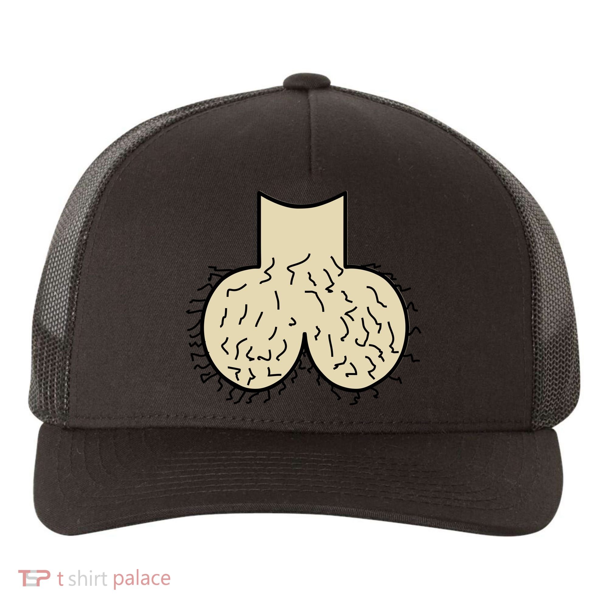 Dick Head Ball Sack Yupoong Adult 5-Panel Trucker Hat