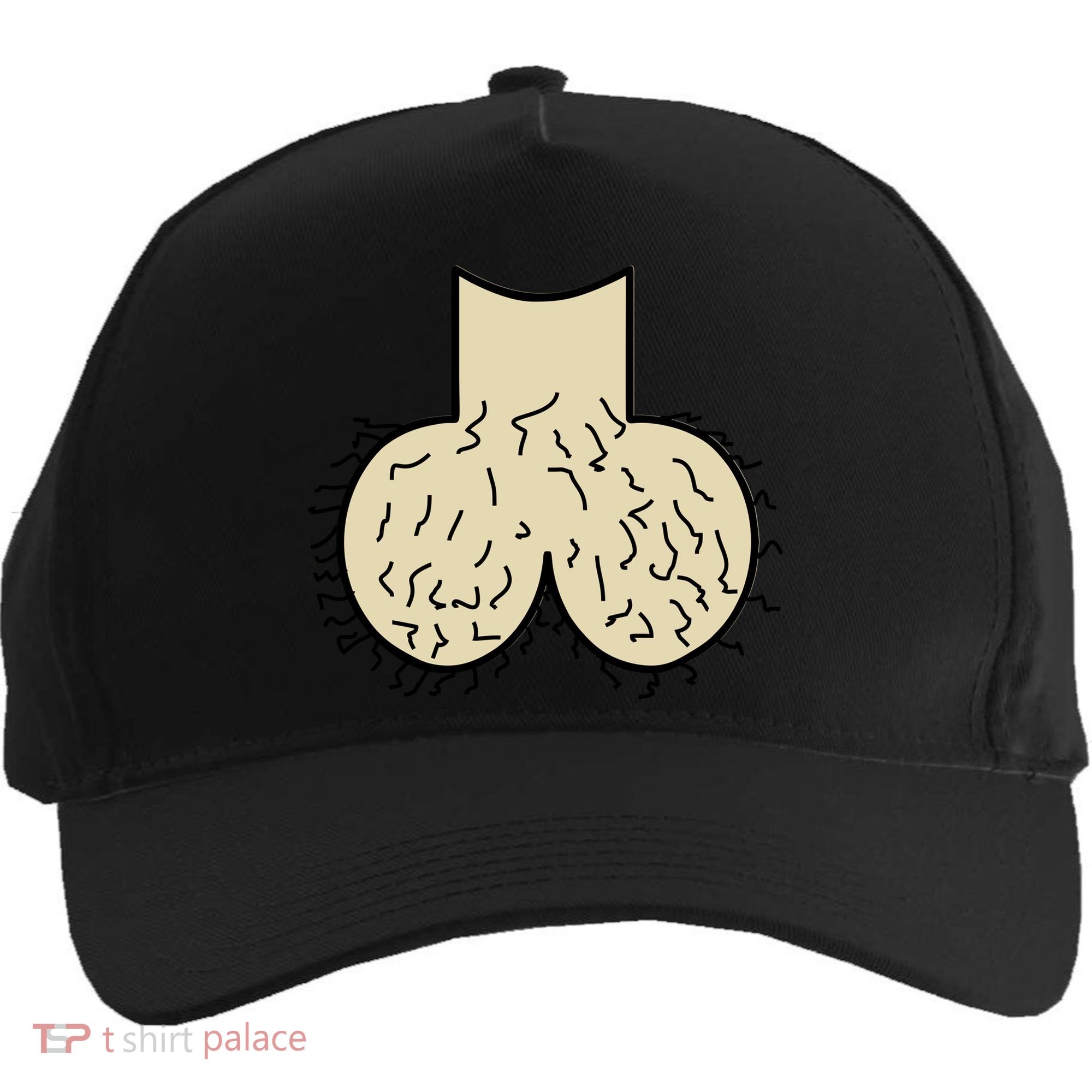 Dick Head Ball Sack Five-Panel Snapback Cap
