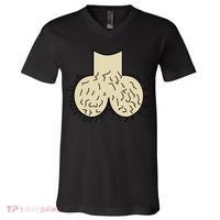 Dick Head Ball Sack V-Neck T-Shirt thumb 0
