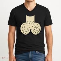 Dick Head Ball Sack V-Neck T-Shirt thumb 2