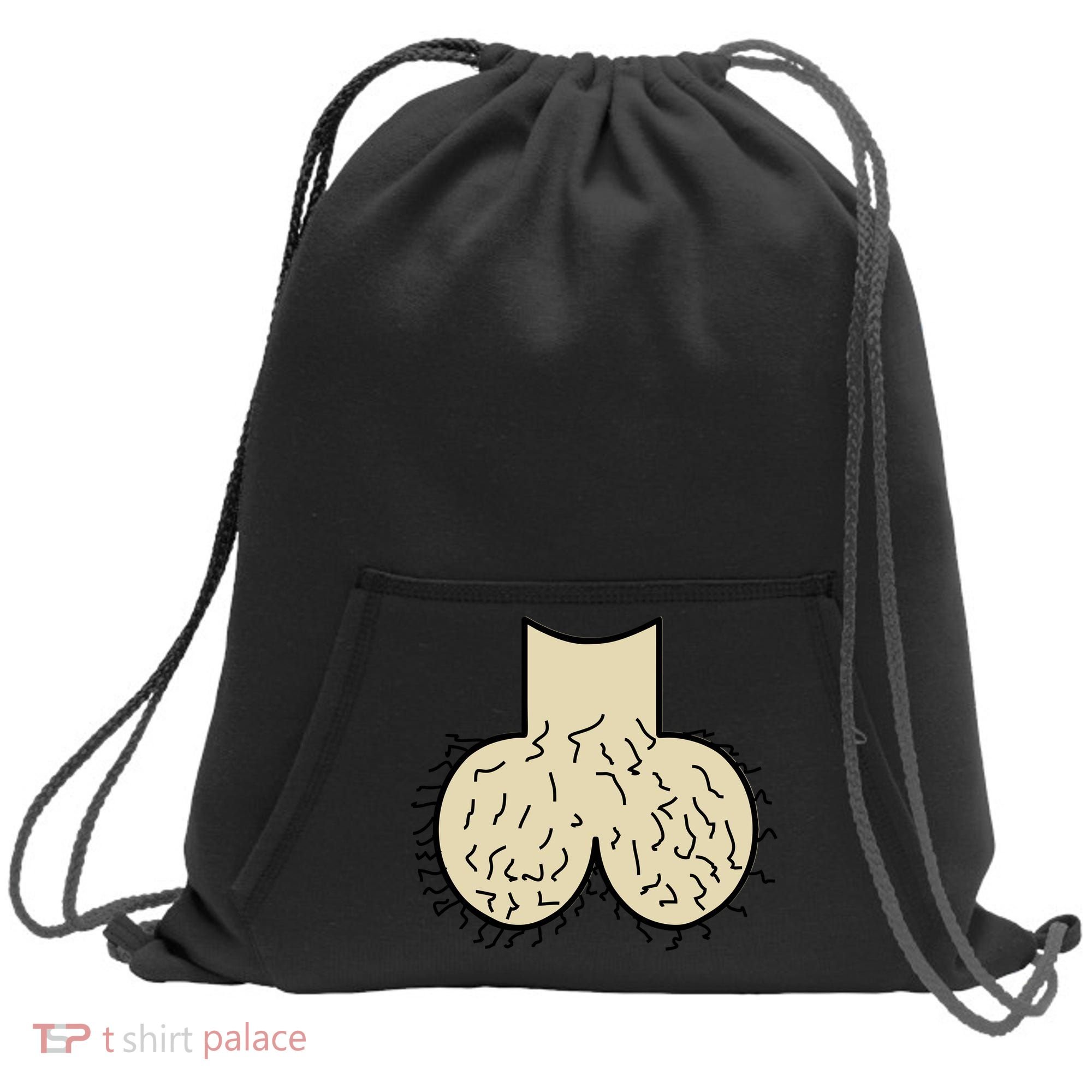 Dick Head Ball Sack Sweatshirt Cinch Pack Bag