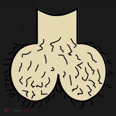 Dick Head Ball Sack Button
