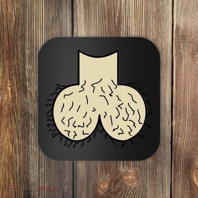 Dick Head Ball Sack Coaster