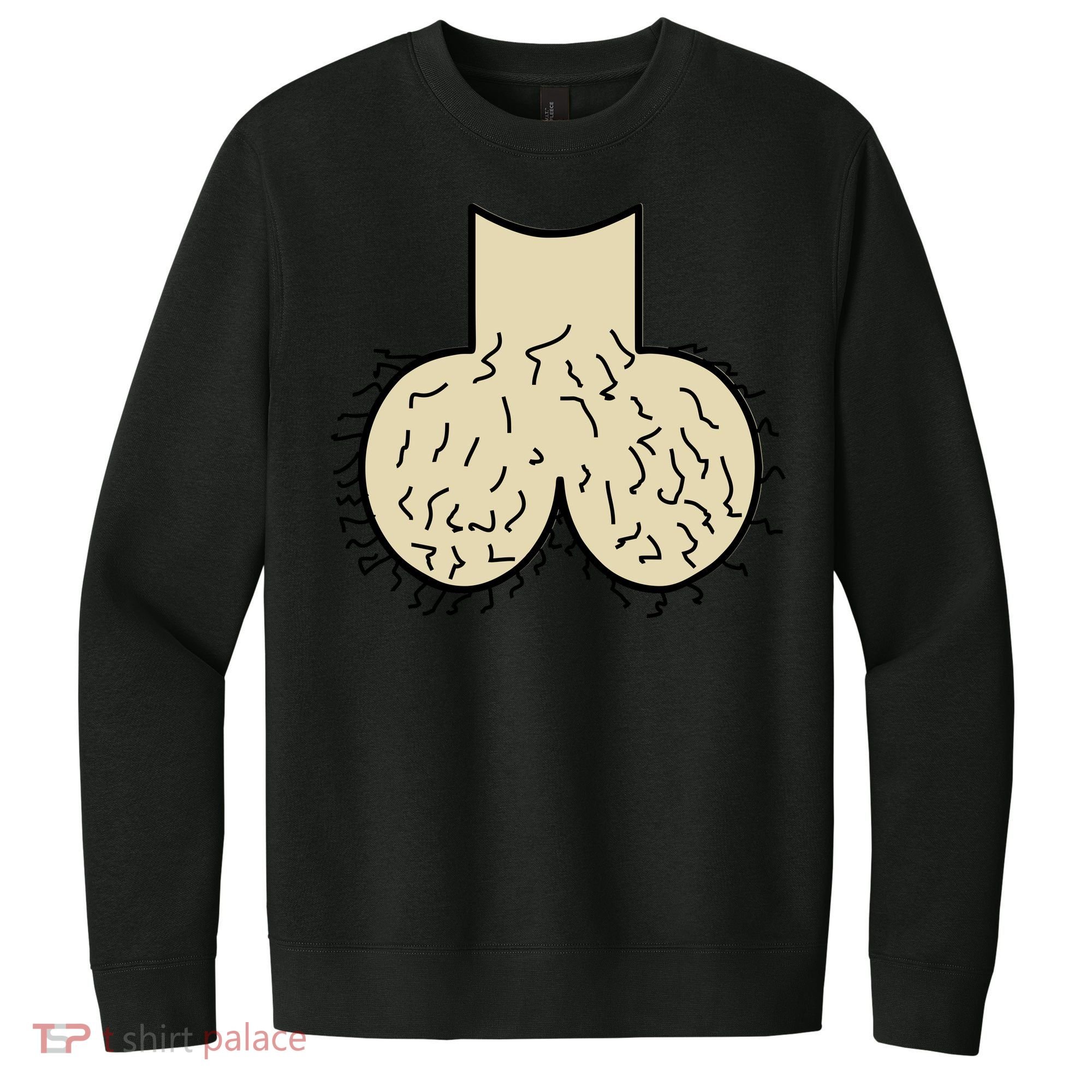 Dick Head Ball Sack V.I.T. Fleece Crew Sweatshirt