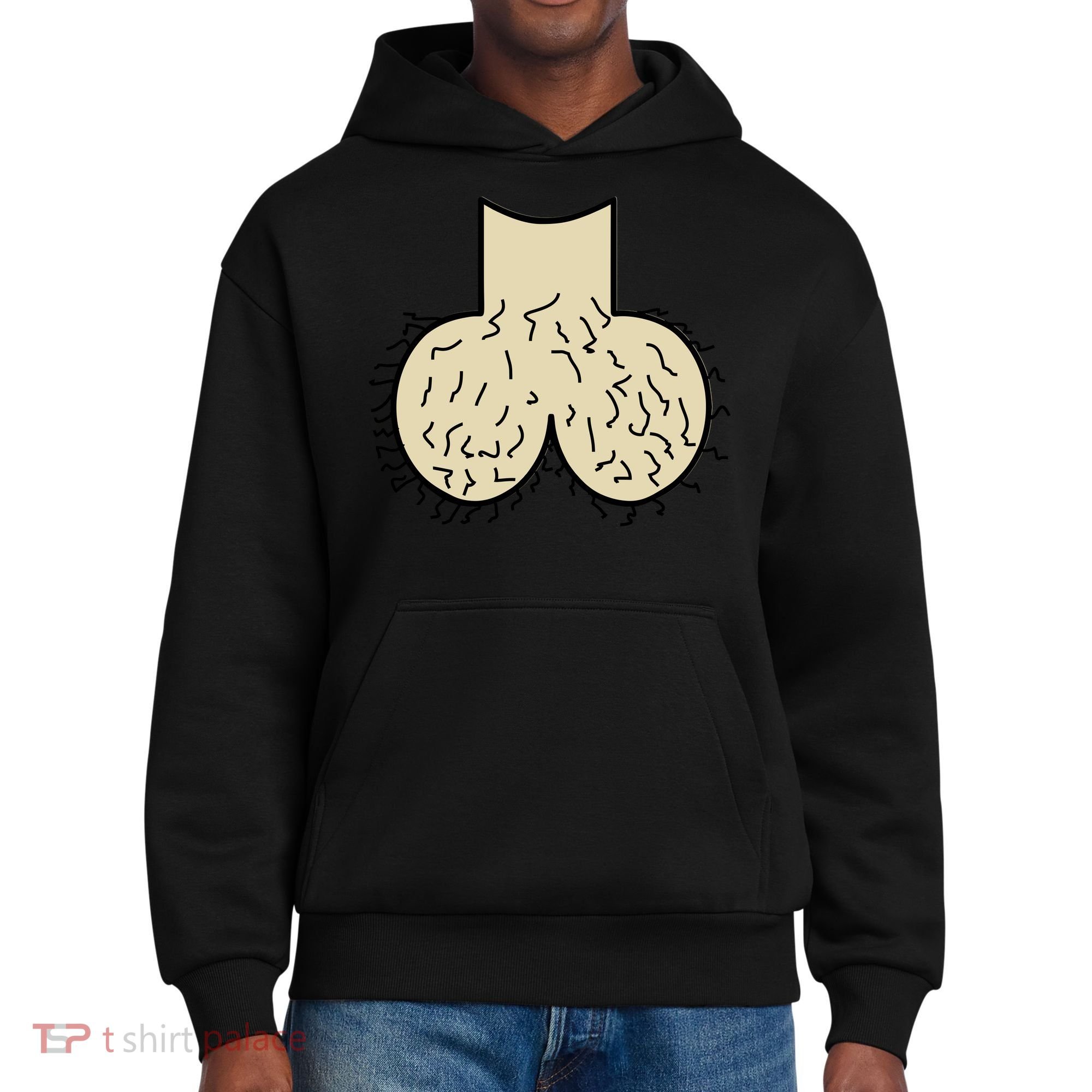 Dick Head Ball Sack District V.I.T. Heavyweight Hoodie