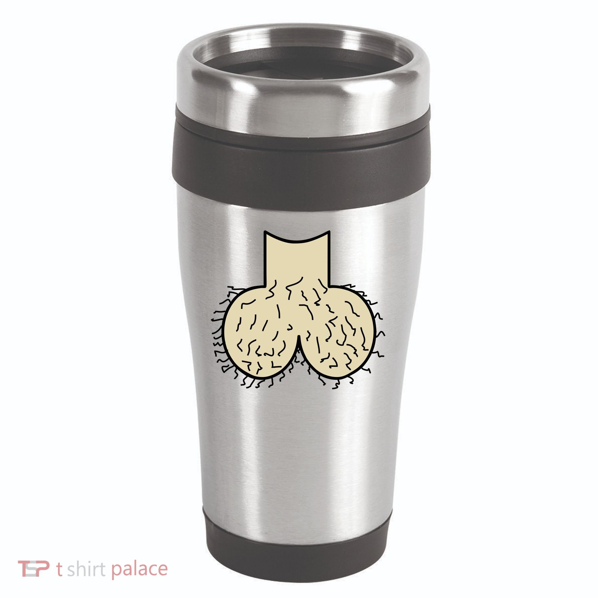 Dick Head Ball Sack 16oz Travel Tumbler