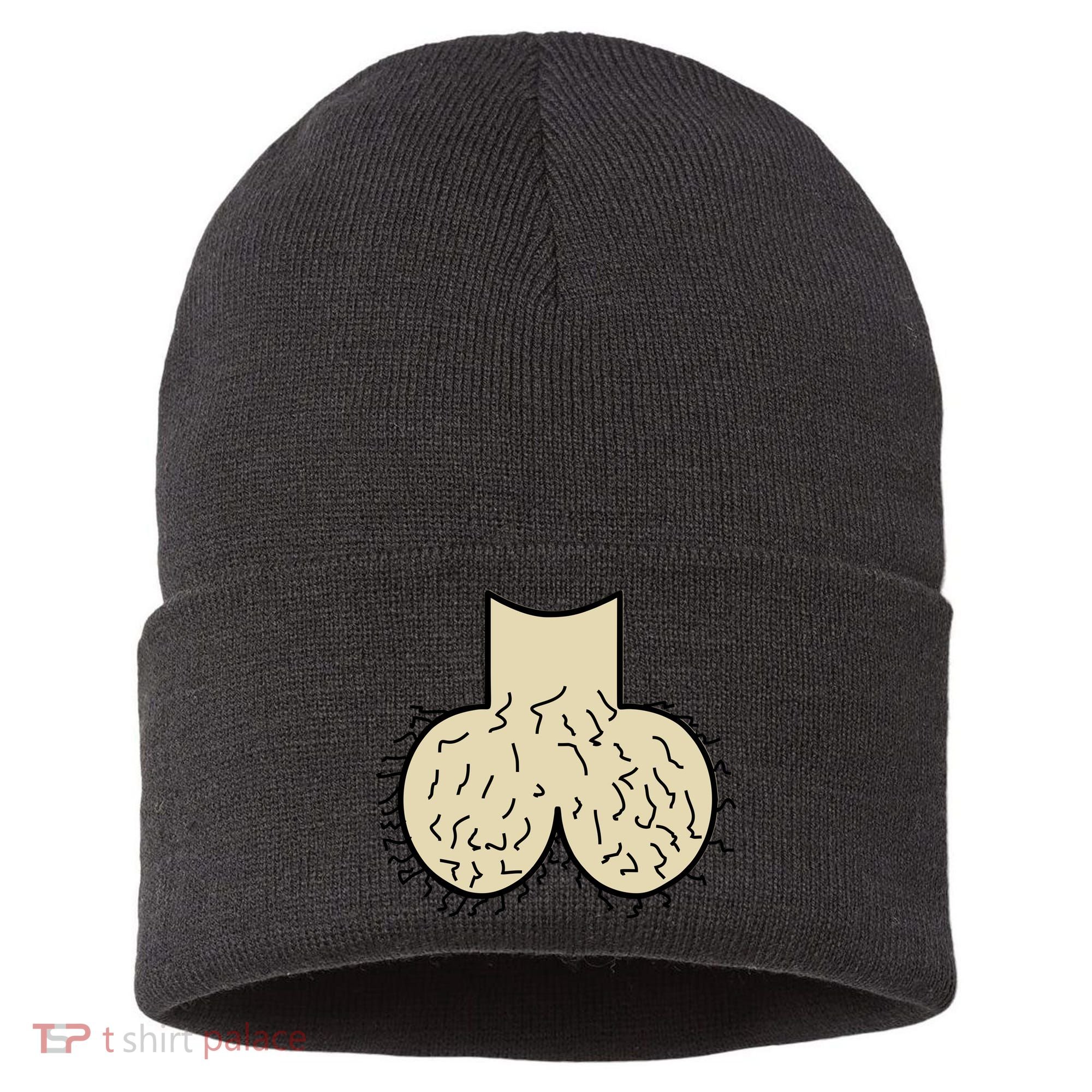 Dick Head Ball Sack Sustainable Knit Beanie