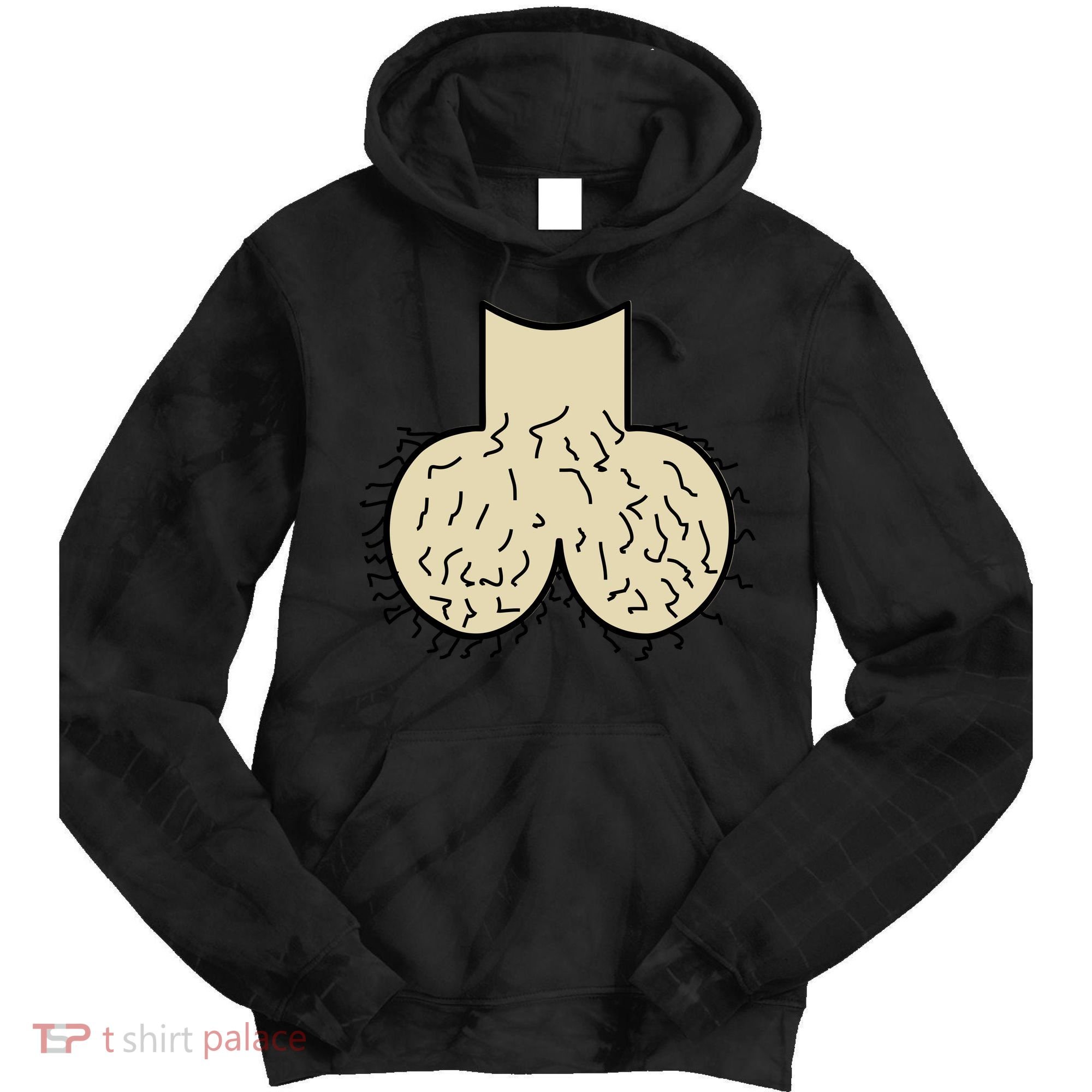 Dick Head Ball Sack Tie Dye Hoodie