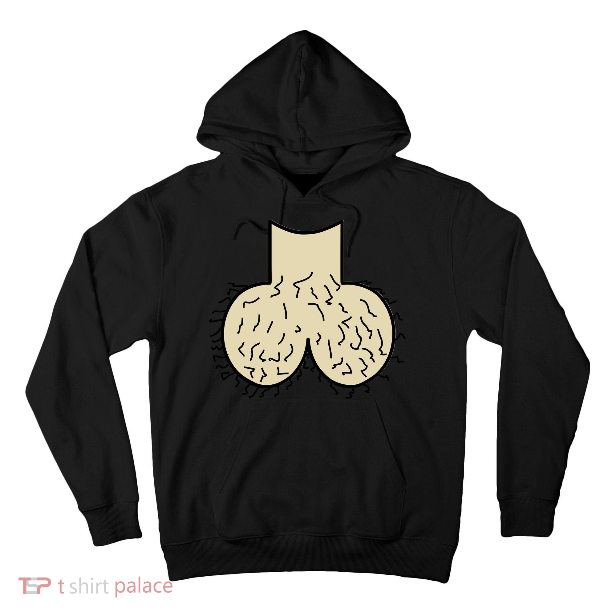 Dick Head Ball Sack Tall Hoodie