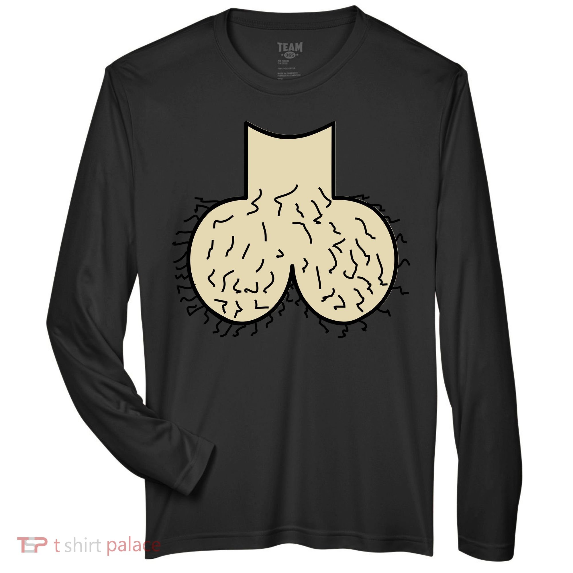 Dick Head Ball Sack Zone Performance Long-Sleeve T-Shirt