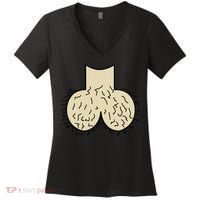Dick Head Ball Sack Women's V-Neck T-Shirt thumb 0