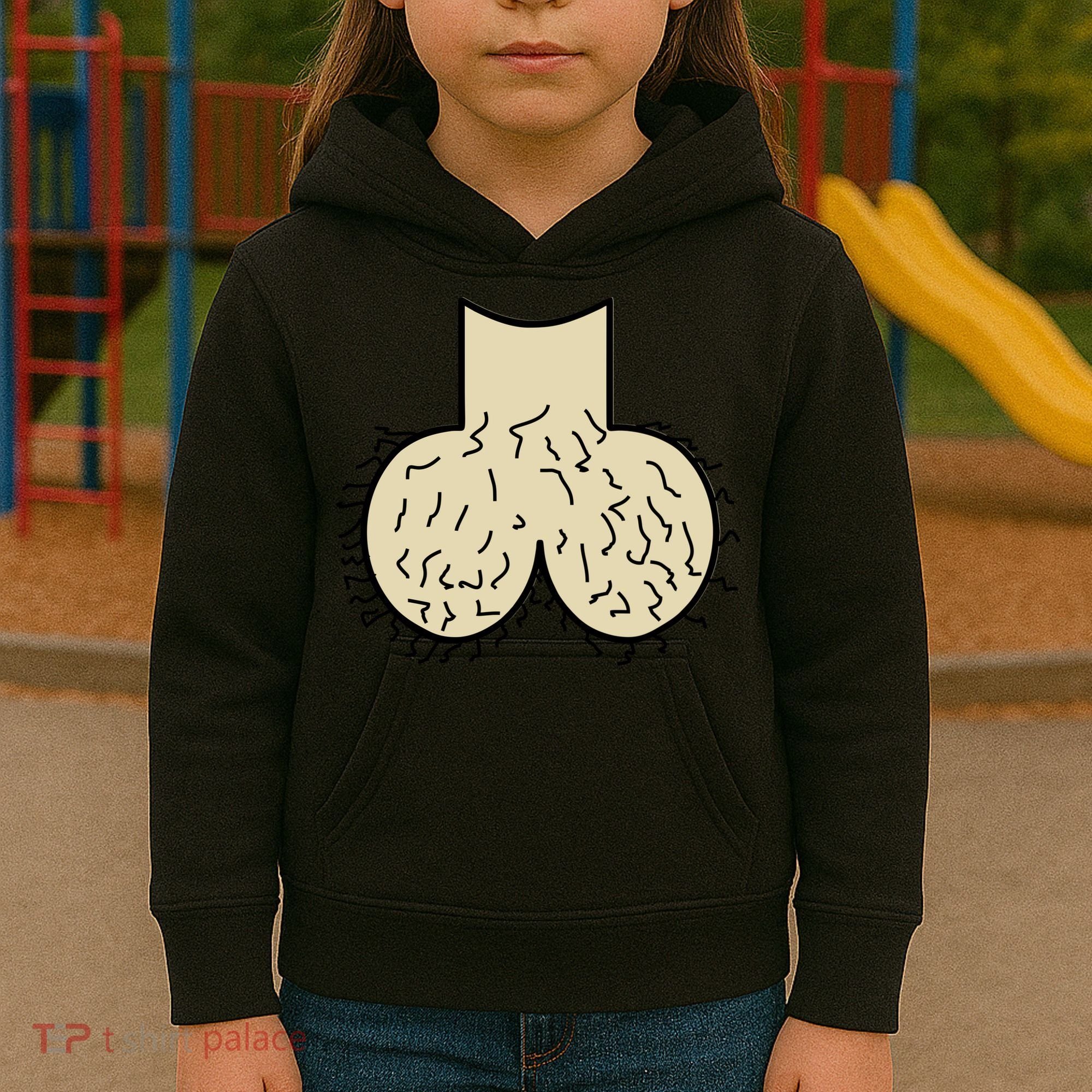 Dick Head Ball Sack Kids Hoodie