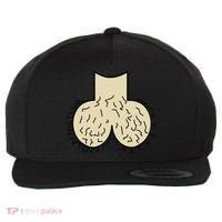 Dick Head Ball Sack Wool Snapback Cap thumb 0