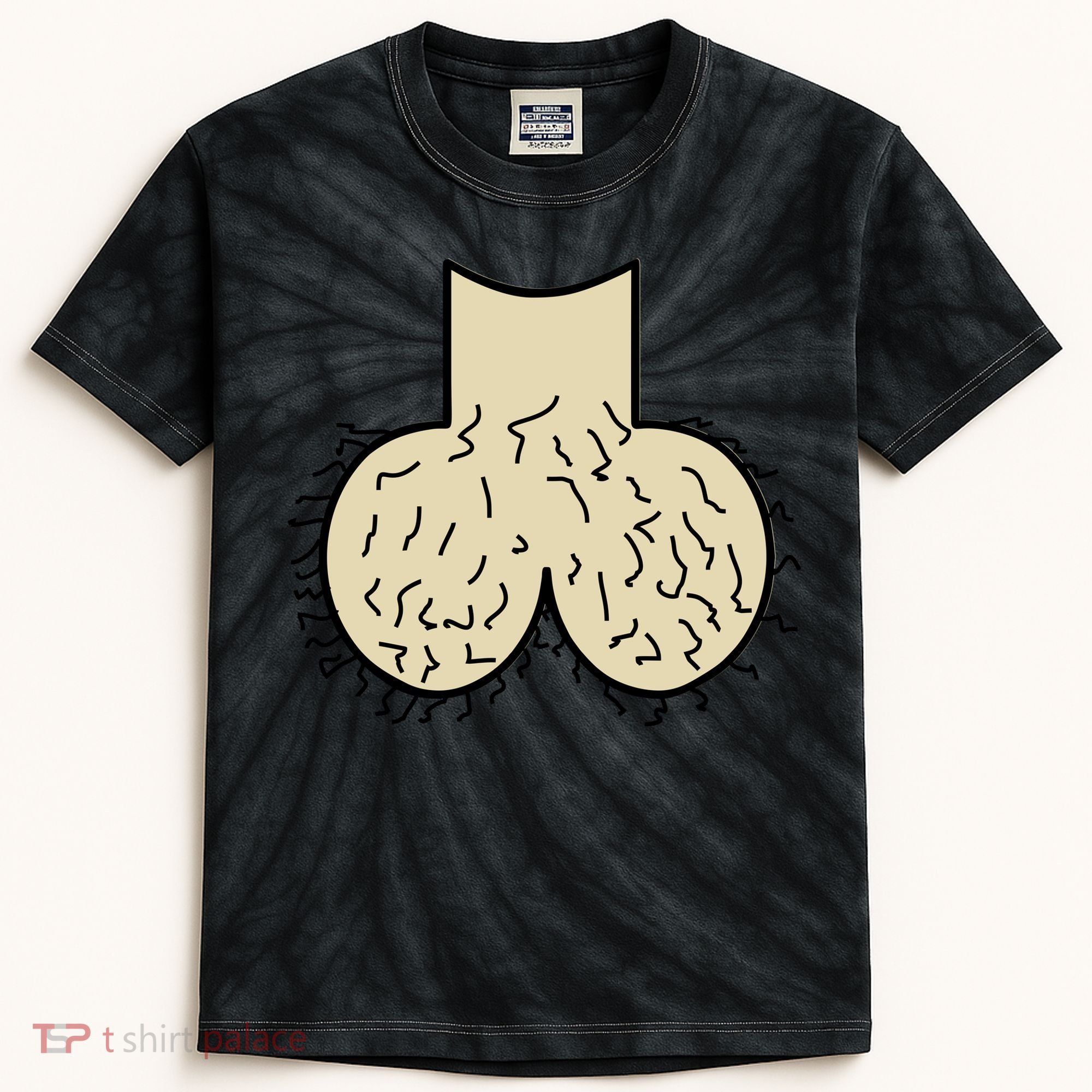 Dick Head Ball Sack Kids Tie-Dye T-Shirt