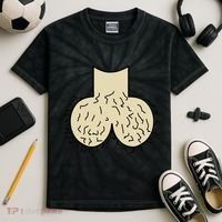 Dick Head Ball Sack Kids Tie-Dye T-Shirt thumb 2