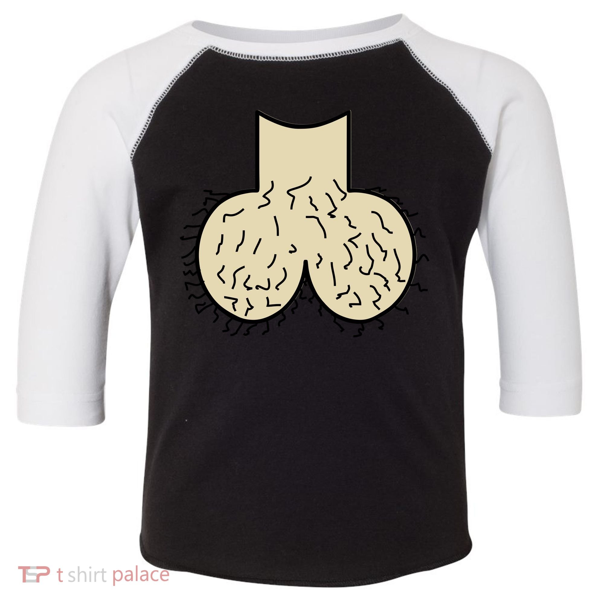 Dick Head Ball Sack Toddler Fine Jersey T-Shirt