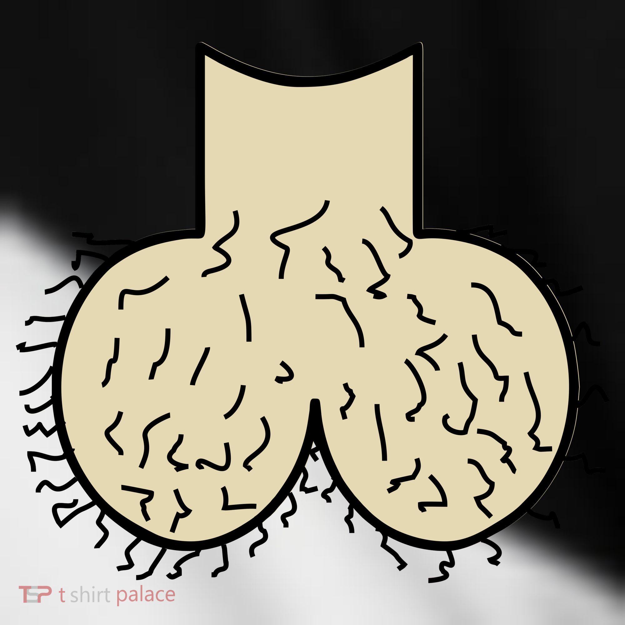 Dick Head Ball Sack Toddler Fine Jersey T-Shirt