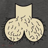 Dick Head Ball Sack Vector Backpack thumb 2