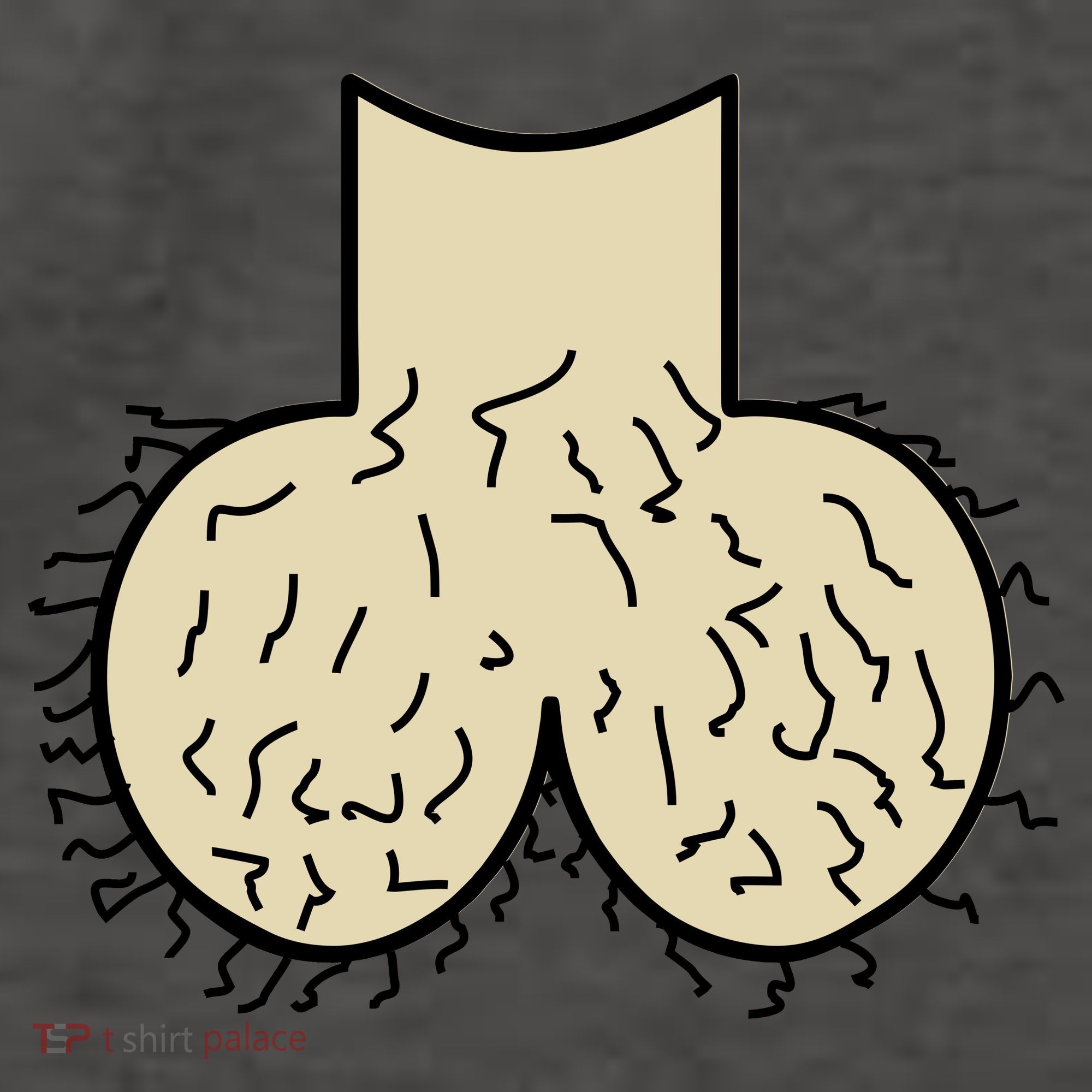 Dick Head Ball Sack Vector Backpack