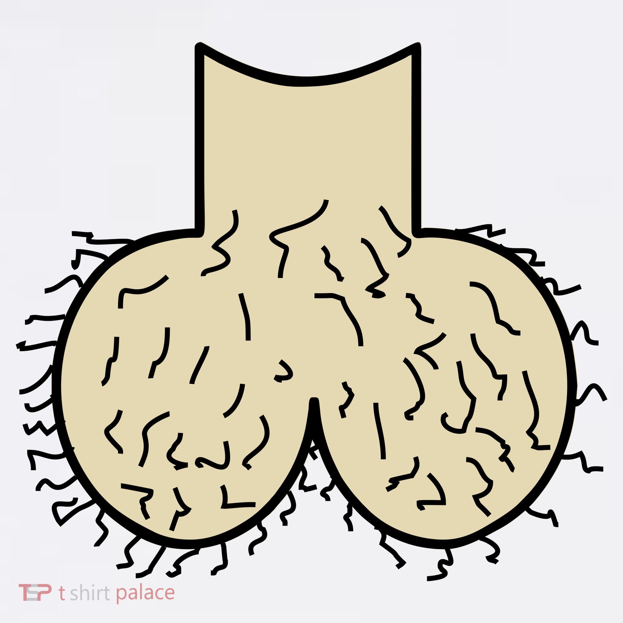 Dick Head Ball Sack Garment-Dyed Sweatshirt