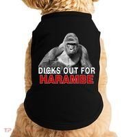 Dicks Out For Harambe Doggie Tank thumb 0