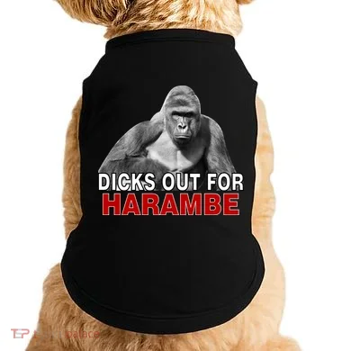 Dicks Out For Harambe Doggie Tank
