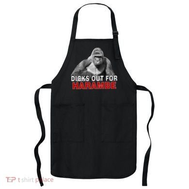 Dicks Out For Harambe Apron