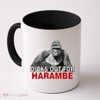 Dicks Out For Harambe Coffee Mug thumb 0