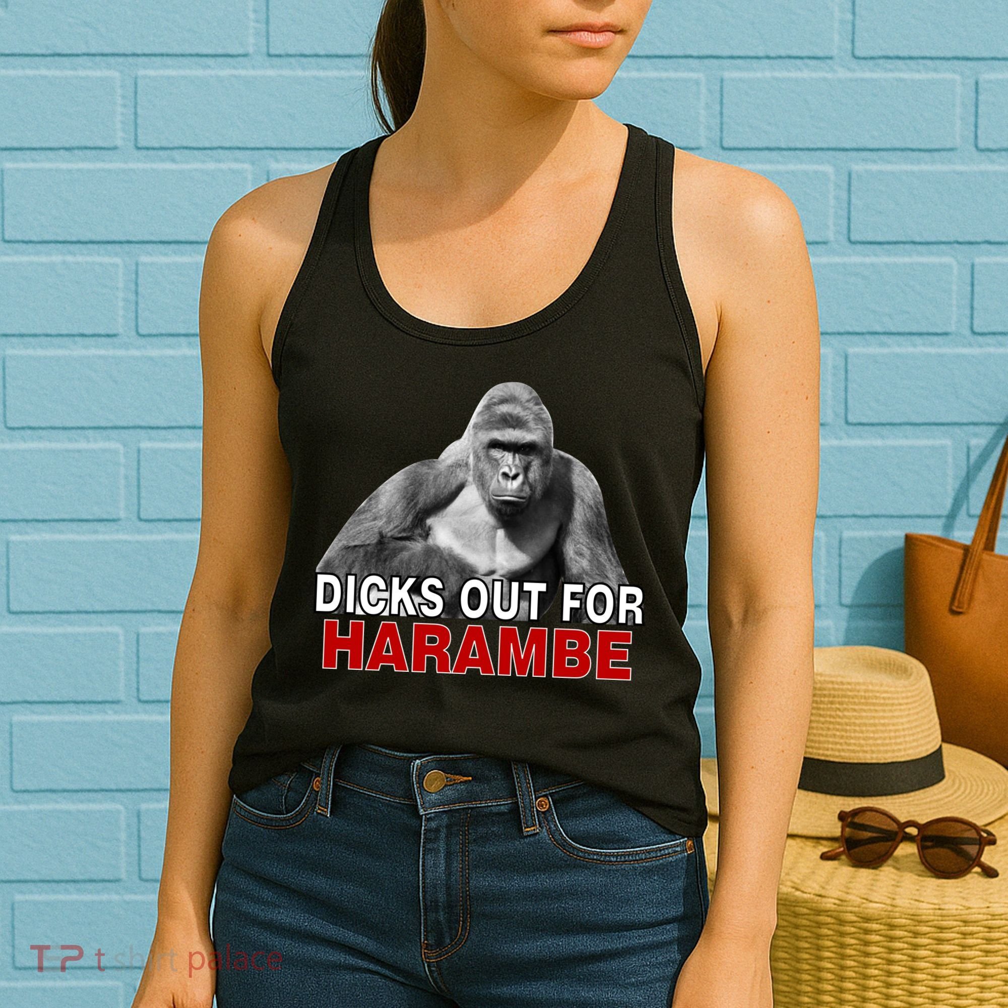 Dicks Out For Harambe Women's Tank Top