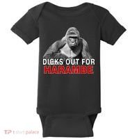 Dicks Out For Harambe Baby Bodysuit thumb 0