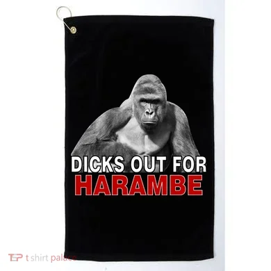 Dicks Out For Harambe Golf Towel