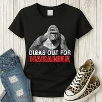 Dicks Out For Harambe Women's T-Shirt thumb 3