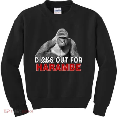 Dicks Out For Harambe Kids Sweatshirt