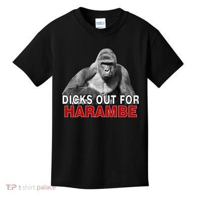 Dicks Out For Harambe Kids T-Shirt