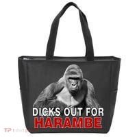 Dicks Out For Harambe Tote Bag thumb 0